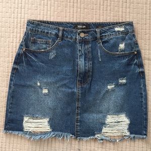 Denim skirt